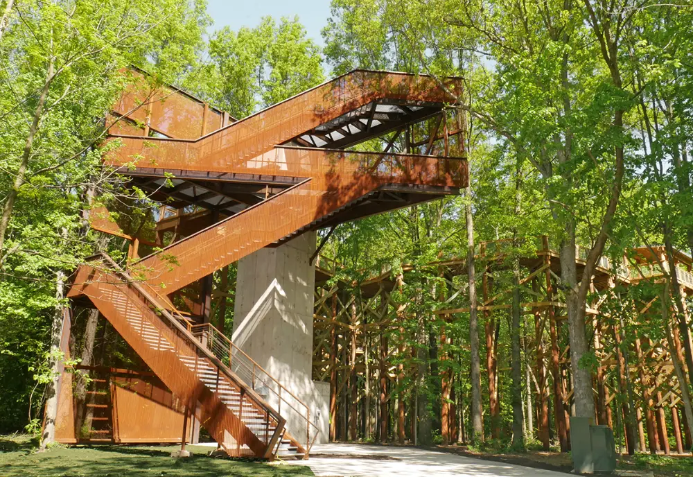 reynoldsburg-blacklick-woods-canopy-walk blacklick woods metro park canopy walk thats located in reynoldsburg ohio
