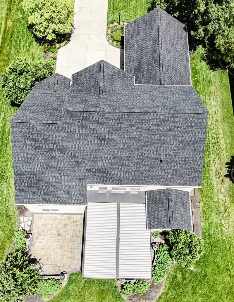 dublin-roof-assessment-00007.webp overhead of shingles on a roof in dublin